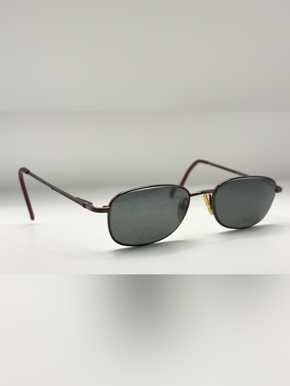 Sans Pareil Inc. Nascar 7020 Brown Oval Sunglasses Frames Only